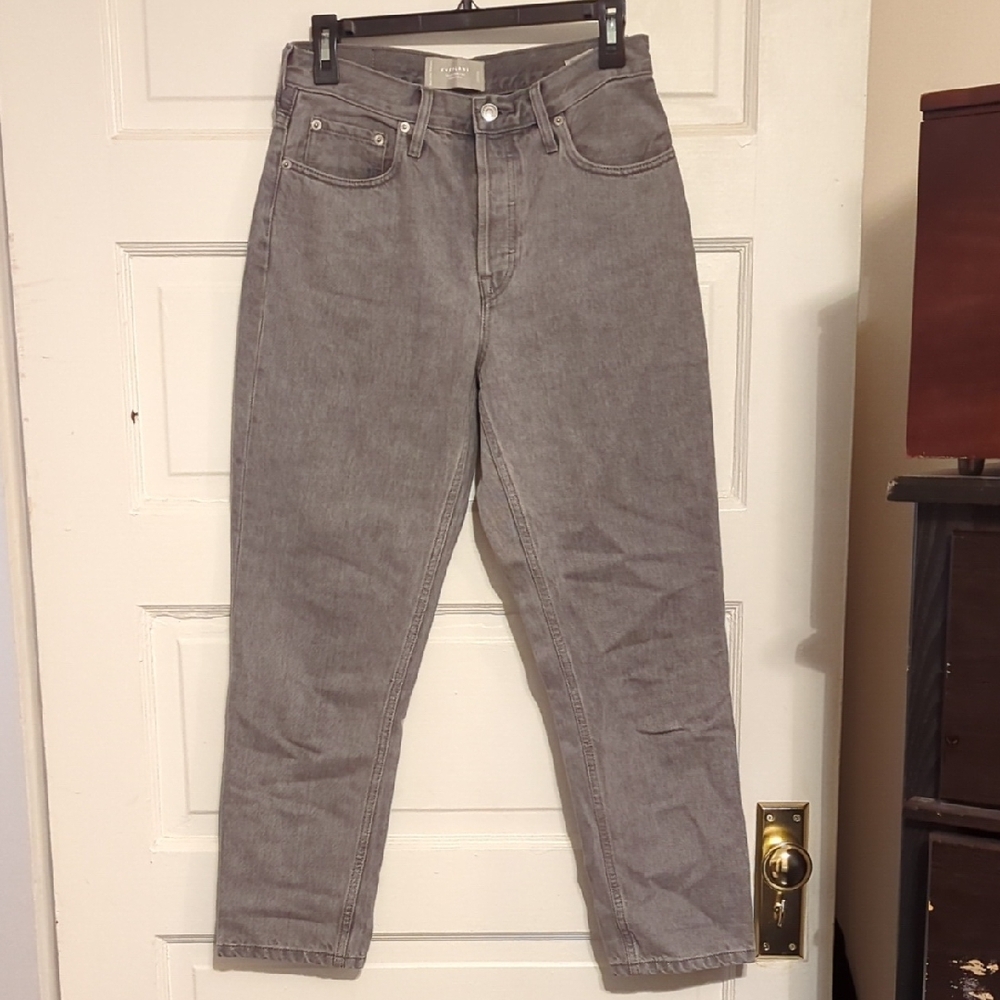 Everlane Organic Cotton Gray Cheeky Jeans